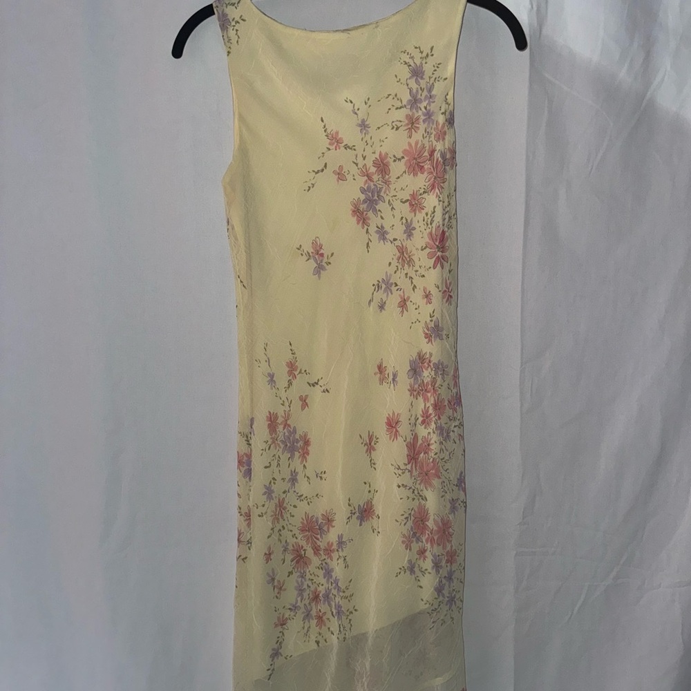 Chic Floral Print Sleeveless Dress